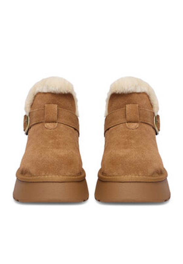 Badura Śniegowce EO-CALI-TS6287-01 Brązowy. Kolor: brązowy. Materiał: skóra, zamsz