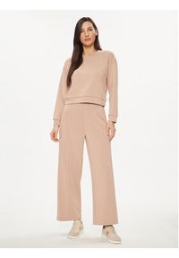 United Colors of Benetton - United Colors Of Benetton Spodnie dzianinowe 3UNN3F03B Beżowy Relaxed Fit. Kolor: beżowy. Materiał: syntetyk #3