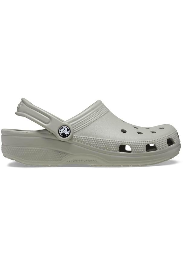 Crocs Clásico Zueco. Okazja: na co dzień. Kolor: szary. Materiał: materiał, syntetyk. Styl: casual