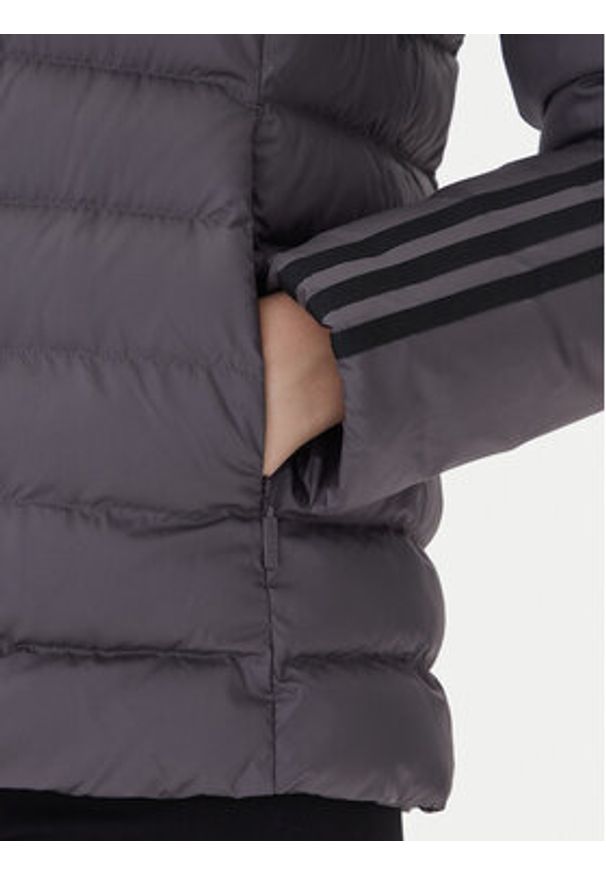 Adidas - adidas Kurtka przejściowa adicolor JX2938 Szary Slim Fit. Kolor: szary. Materiał: syntetyk