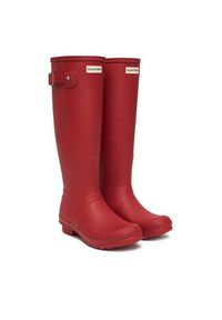 Hunter Kalosze Original Tall W23499 Czerwony. Kolor: czerwony. Materiał: kauczuk #7