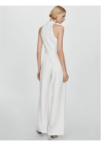 mango - Mango Kombinezon Julia 67056343 Biały Regular Fit. Kolor: biały. Materiał: syntetyk #3
