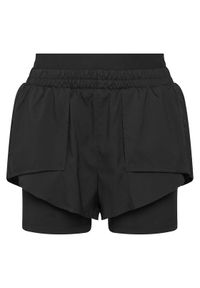 GIRLFRIEND COLLECTIVE - Girlfriend Collective Szorty sportowe Fallon 4093 Czarny Regular Fit. Kolor: czarny. Materiał: syntetyk