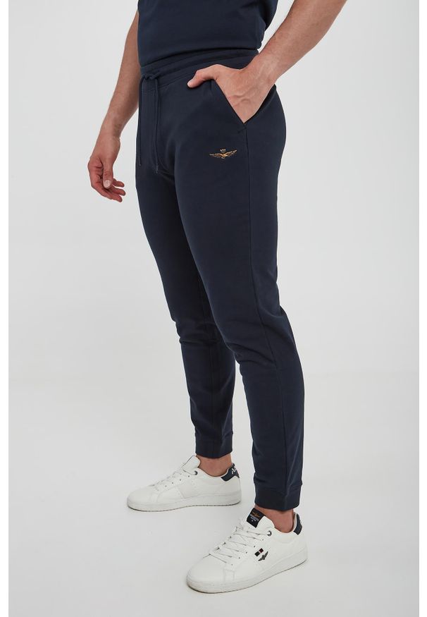 Aeronautica Militare - Spodnie dresowe męskie AERONAUTICA MILITARE. Materiał: dresówka