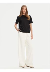 Calvin Klein T-Shirt LV044B206G Czarny Regular Fit. Kolor: czarny. Materiał: bawełna #4