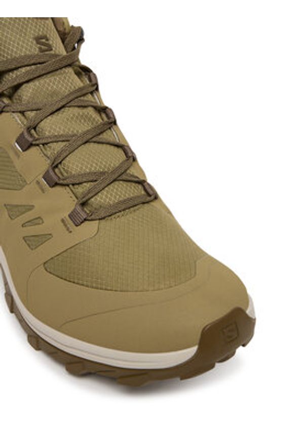 salomon - Salomon Trekkingi Outsnap Waterproof L47854000 Zielony. Kolor: zielony. Materiał: materiał. Sport: turystyka piesza