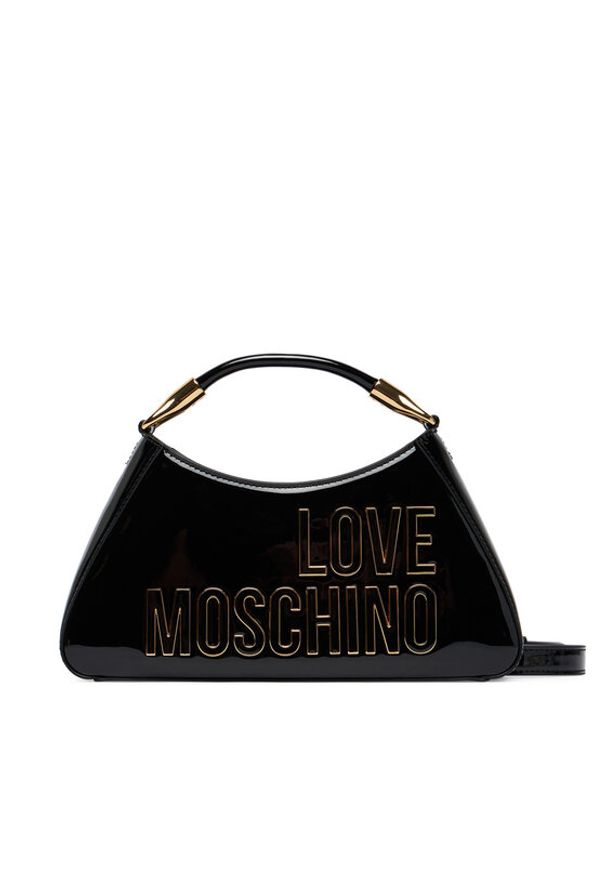 Love Moschino - LOVE MOSCHINO Torebka JC4248PP0OKE100A Czarny. Kolor: czarny. Materiał: skórzane