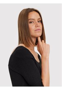 Vero Moda Bluzka Estela 10268128 Czarny Slim Fit. Kolor: czarny. Materiał: syntetyk #2