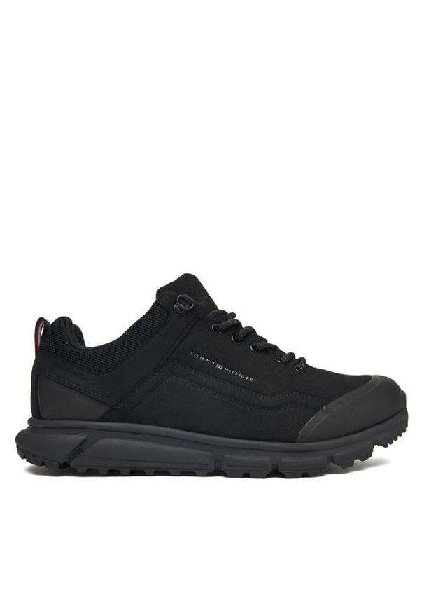 TOMMY HILFIGER - Tommy Hilfiger Sneakersy Outdoor Runner Low Wpm FM0FM05655 Czarny. Kolor: czarny. Materiał: materiał. Sport: outdoor