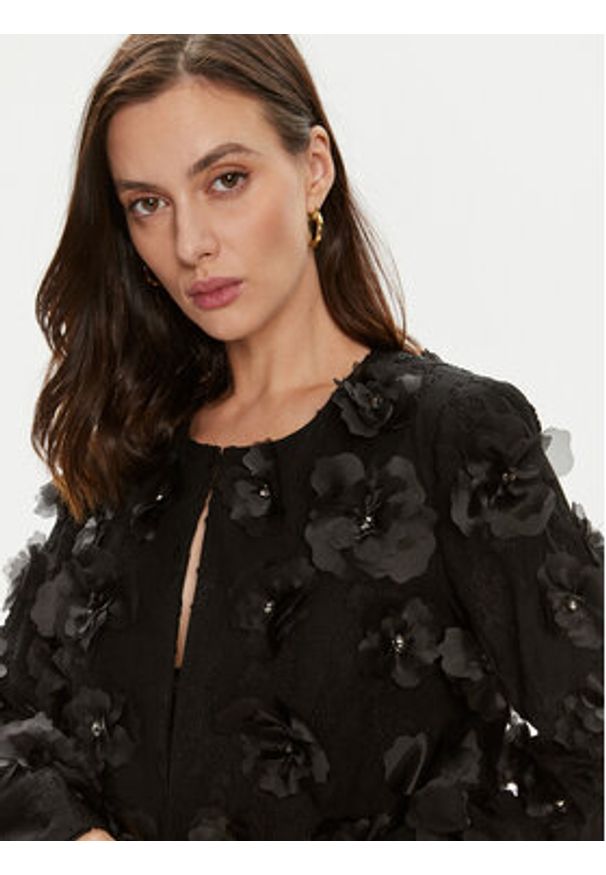 Custommade Marynarka Genieve 999334808 Czarny Regular Fit. Kolor: czarny. Materiał: syntetyk