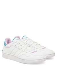 Adidas - adidas Buty do koszykówki Hoops 3.0 SE JI3452 Biały. Kolor: biały. Materiał: skóra. Sport: koszykówka
