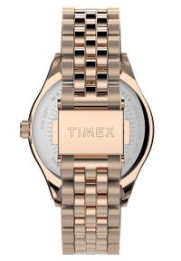 Timex zegarek TW2T86800 Waterbury Legacy. Kolor: różowy. Materiał: materiał