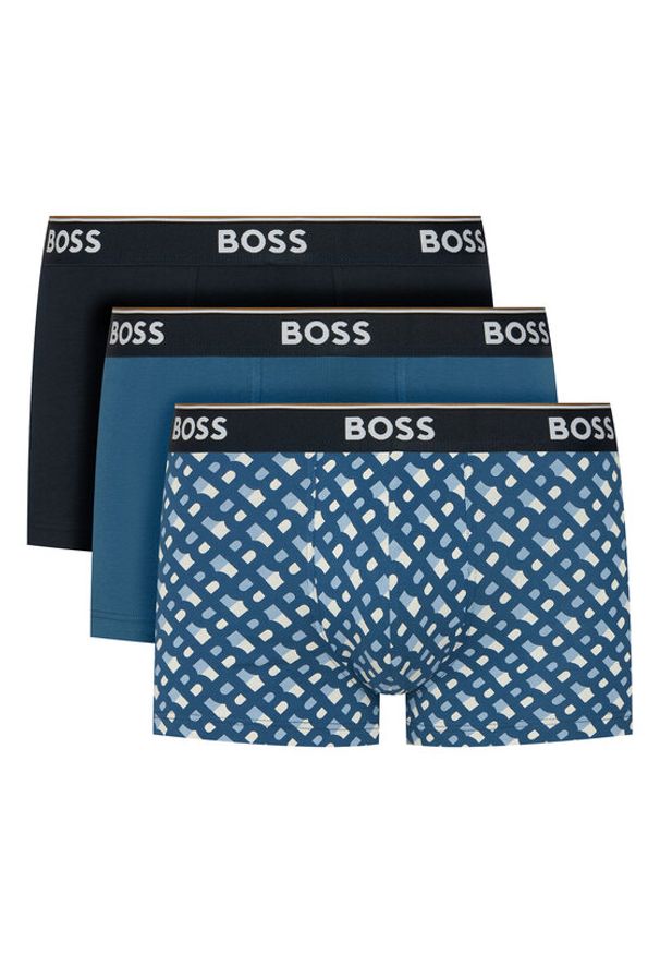BOSS Komplet bokserek 50554443 Niebieski. Kolor: niebieski. Materiał: bawełna