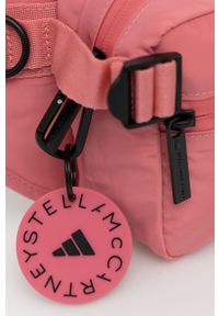 Adidas by Stella McCartney - adidas by Stella McCartney Nerka kolor różowy. Kolor: różowy. Materiał: poliester. Wzór: nadruk #4