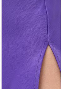 Morgan sukienka kolor fioletowy maxi dopasowana. Kolor: fioletowy. Typ sukienki: dopasowane. Długość: maxi #5