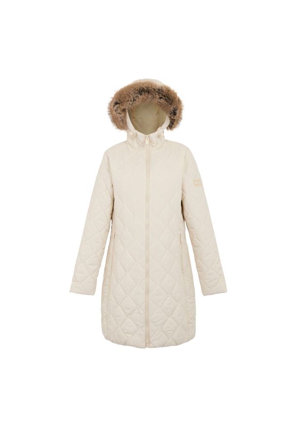 Regatta - Parka Damska Ocieplana Fritha III. Kolor: zielony, beżowy, wielokolorowy. Sport: turystyka piesza