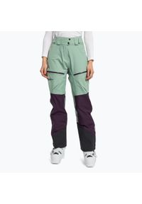 Spodnie skiturowe damskie Jack Wolfskin Alpspitze 3L. Kolor: zielony