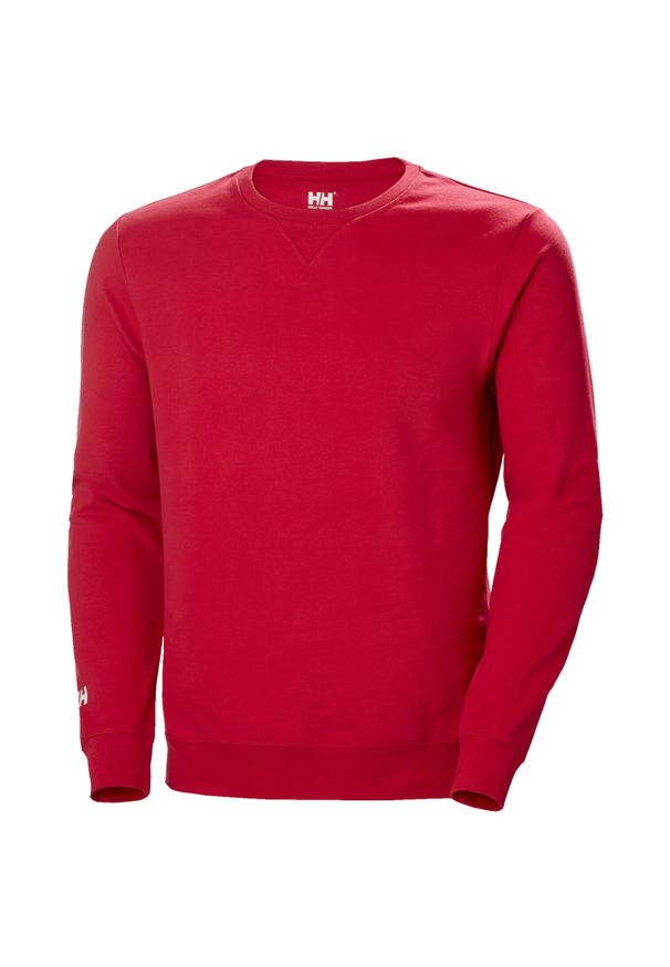 Bluza okrągły dekolt Helly Hansen PS. Kolor: czerwony. Materiał: bawełna, materiał