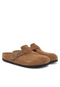 Birkenstock Klapki Boston Sfb 1030814 Brązowy. Kolor: brązowy. Materiał: zamsz, skóra #3