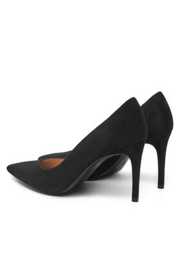 Stuart Weitzman Szpilki Stuart Power 85 SJ948 Czarny. Kolor: czarny. Materiał: zamsz, skóra. Obcas: na szpilce