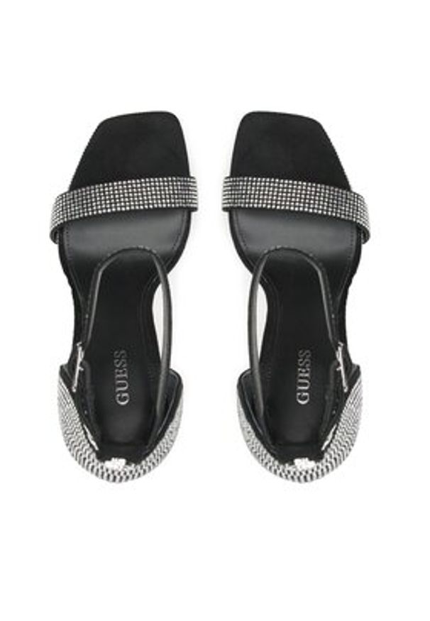Guess Sandały Morra3 FL5MR3 ESU03 Czarny. Kolor: czarny. Materiał: materiał
