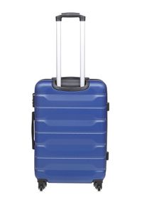 Ochnik - Komplet walizek na kółkach 19''/24''/28''. Kolor: niebieski. Materiał: guma, poliester, materiał, kauczuk #8
