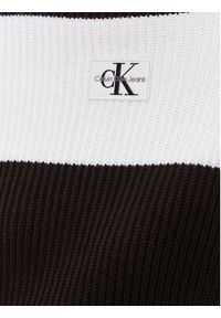 Calvin Klein Jeans Golf Label Chunky J20J222250 Czarny Relaxed Fit. Typ kołnierza: golf. Kolor: czarny. Materiał: bawełna #6