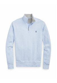 Polo Ralph Lauren Bluza 710812963048 Niebieski jasny Regular Fit. Typ kołnierza: polo. Kolor: niebieski. Materiał: wiskoza #5