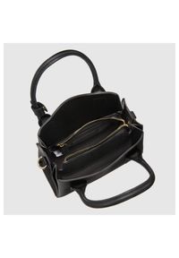 Valentino by Mario Valentino - VALENTINO Czarna torebka o teksturze skóry seychelles shopping. Kolor: czarny. Materiał: skórzane #6