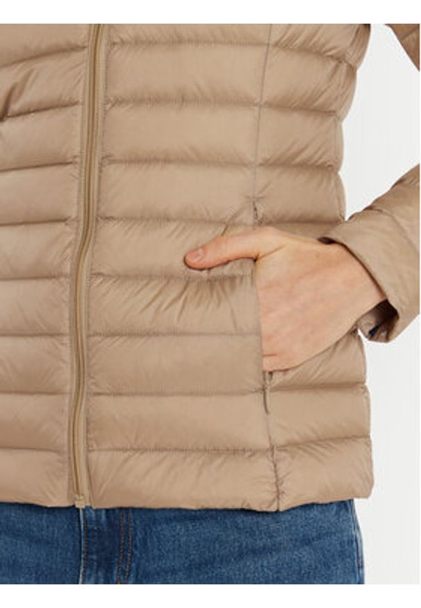 Jott Kurtka puchowa Cloe P000WDOW01 Beżowy Slim Fit. Kolor: beżowy. Materiał: syntetyk