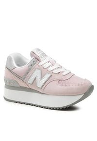 New Balance Sneakersy WL574ZSE Różowy. Kolor: różowy. Materiał: zamsz, skóra. Model: New Balance 574 #6