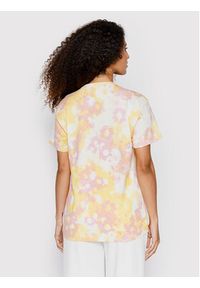 Converse T-Shirt Washed Floral Patch 10023208-A02 Żółty Loose Fit. Kolor: żółty. Materiał: bawełna