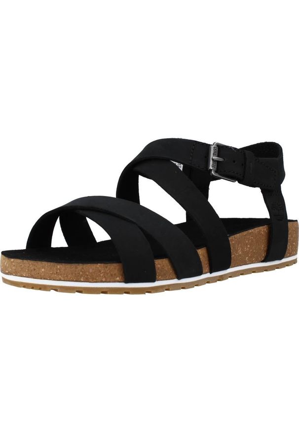 Timberland - Sandały TIMBERLAND MALIBU WAVES ANKLE Czarny. Kolor: czarny. Materiał: skóra, tkanina. Sport: turystyka piesza