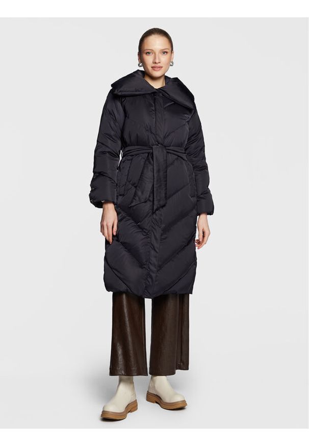 Marella Płaszcz zimowy Agnelli 34960227 Granatowy Regular Fit. Kolor: niebieski. Materiał: syntetyk. Sezon: zima