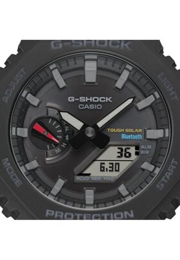 G-Shock Zegarek GA-B2100-1AER Czarny. Kolor: czarny. Materiał: syntetyk