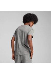 Koszulka Puma Ess Small No. 1 Logo Tee, Mężczyźni. Kolor: szary. Wzór: haft