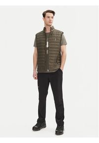 Aulp Kamizelka Mocco Khaki Slim Fit. Kolor: brązowy. Materiał: syntetyk #4