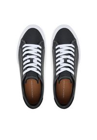 TOMMY HILFIGER - Tommy Hilfiger Tenisówki Th Hi Vulc Street Stitch FM0FM05645 Czarny. Kolor: czarny. Materiał: skóra. Styl: street #4