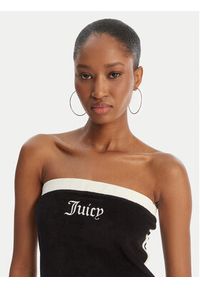 Juicy Couture Top Applique Terry JCWSC126314 Czarny Slim Fit. Kolor: czarny. Materiał: bawełna #2