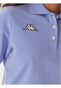 Kappa Polo Logo Sharas Wss 302B3C0 Fioletowy Regular Fit. Typ kołnierza: polo. Kolor: fioletowy. Materiał: bawełna #4