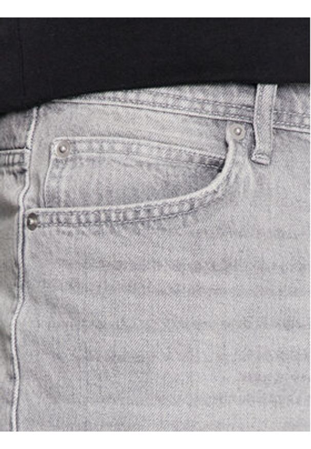 Only & Sons Szorty jeansowe Edge 22029639 Szary Straight Fit. Kolor: szary. Materiał: bawełna