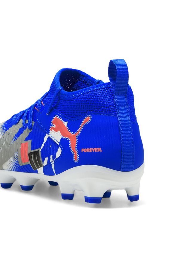 Puma - Młodzieżowe buty piłkarskie FUTURE 8 MATCH FOREVER FG/AG PUMA. Kolor: niebieski, wielokolorowy, biały. Szerokość cholewki: normalna. Sport: piłka nożna