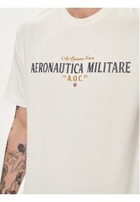 Aeronautica Militare T-Shirt 241TS2218J641 Biały Regular Fit. Kolor: biały. Materiał: bawełna