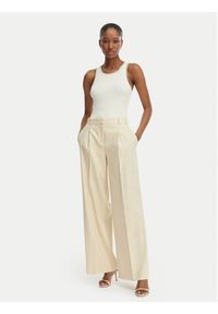 Hugo - HUGO Spodnie materiałowe Halati 50559839 Beżowy Regular Fit. Kolor: beżowy. Materiał: syntetyk #2