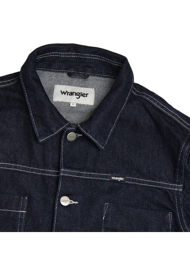 Wrangler - WRANGLER CARPENTER JACKET MĘSKA KURTKA JEANSOWA RAW EDGE W449RI22L 112128895. Materiał: jeans