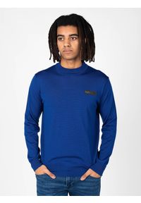 Plein Sport Sweter | MLPS90381 | Mężczyzna | Niebieski. Okazja: na co dzień. Kolor: niebieski. Materiał: wełna. Styl: sportowy #4