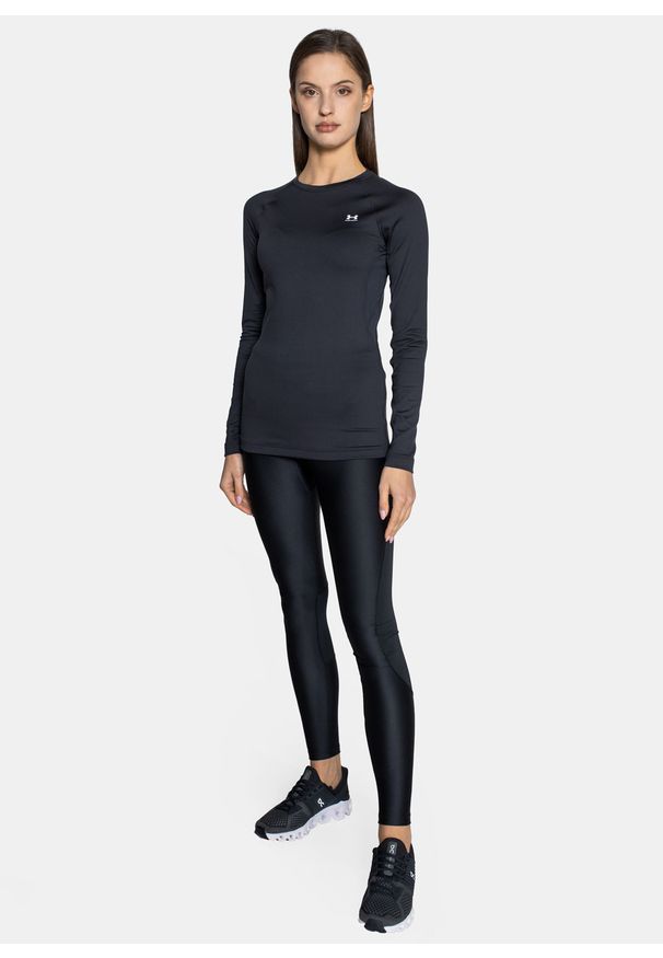 Longsleeve treningowy damski Under Armour Authentics Crew (1368701-001). Kolor: czarny. Długość rękawa: długi rękaw