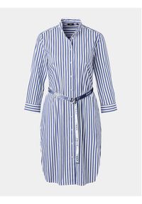 JOOP! Sukienka koszulowa 30042008 Niebieski Regular Fit. Kolor: niebieski. Materiał: bawełna. Typ sukienki: koszulowe #6