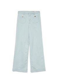 Vero Moda Jeansy Kayla 10328192 Niebieski Wide Leg. Kolor: niebieski