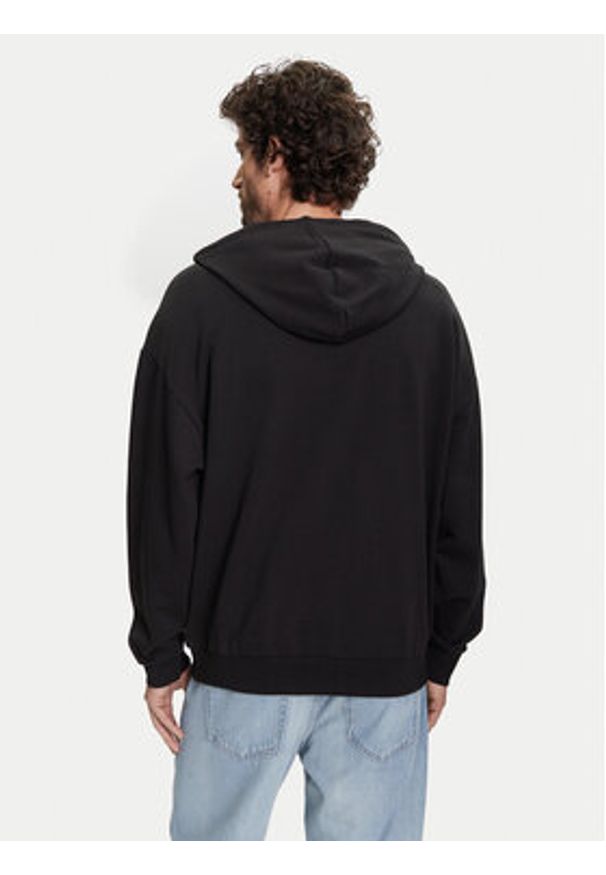 Hugo - HUGO Bluza Nesidi 50544196 Czarny Loose Fit. Kolor: czarny. Materiał: bawełna